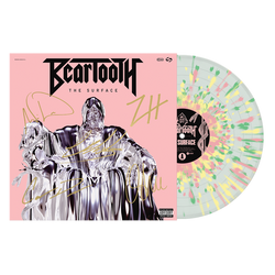 Beartooth - The Surface (Autographed Limited Edition Clear w/ Pink, Yellow & Green Splatter Vinyl LP)