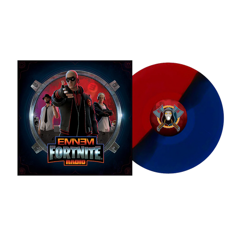 Eminem - Fortnite Radio (Number-Stamped Limited Edition Red/Blue/Black Split Vinyl LP)
