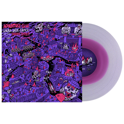 Laura Jane Grace - Adventure Club (Smartpunk Exclusive Hand-Numbered Violet In Cloudy Clear Vinyl LP x/100)