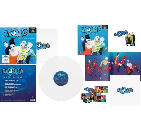 Aqua - Aquarium (Limited 25th Anniversary Edition 180-GM White Vinyl LP)