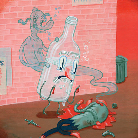 Ghosts And Vodka - Precious Blood (Limited Edition 180-GM Galaxy Swirl Red & Pink Vinyl LP x/500)