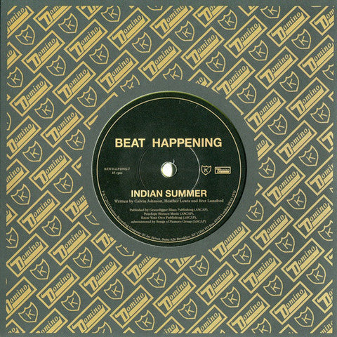 Beat Happening - Indian Summer / Foggy Eyes (Limited Edition Yellow 7" Vinyl)