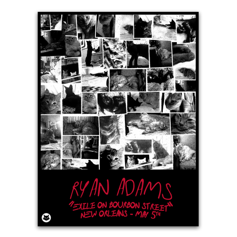 Ryan Adams - Exile On Bourbon Street (New Orleans Louisiana Event Poster 5/5/18 x/200)