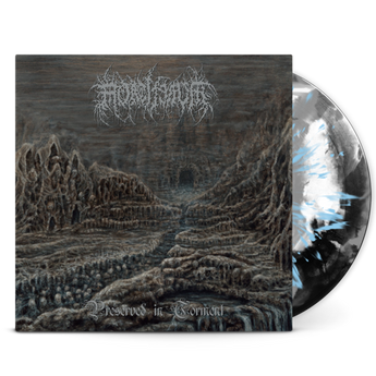 Mortiferum - Preserved In Torment (Limited Edition Black / White / Silver Mix w/ Light Blue Splatter Vinyl LP)