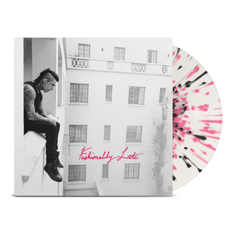 Falling In Reverse - Fashionably Late (Limited Edition White w/ Pink & Black Splatter Vinyl LP x/500)