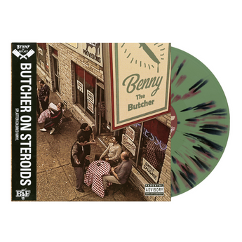 Benny The Butcher - Butcher On Steroids (Hand-Numbered Splatter Vinyl LP w/ OBI x/333)