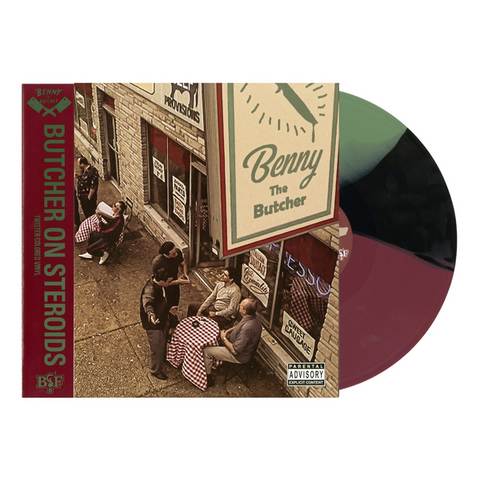 Benny The Butcher - Butcher On Steroids (Hand-Numbered Twister Vinyl LP w/ OBI x/333)