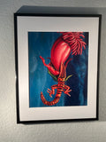Jeff Jordan - Surrealist Prints from The Mars Volta's 'Octahedron' Album (Framed Set of 2)
