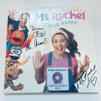 Ms. Rachel - I'm So Happy (Autographed Indie Exclusive Purple Marble Vinyl LP) - Rare Limiteds