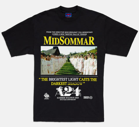 A24 / Online Ceramics - Midsommar Darkest Shadow T-Shirt (Limited Anniversary Edition Large T-Shirt) - Rare Limiteds