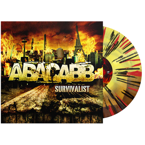 ABACABB - Survivalist (Limited Edition Yellow + Brown Side A/B w/ Black + Red Splatter Vinyl LP x/150) - Rare Limiteds