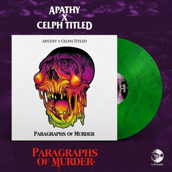 Apathy & Celph Titled - Paragraphs Of Murder (Limited Edition Green Marble Vinyl LP x/100) - Rare Limiteds