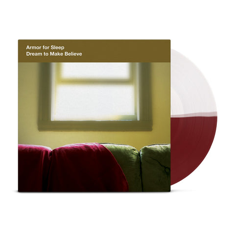 Armor For Sleep - Dream To Make Believe (20th Anniversary Edition Maroon / White Split Vinyl LP x/250) - Rare Limiteds