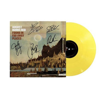 August Burns Red - Found In Far Away Places (Autographed Limited Edition Canary Yellow Vinyl LP x/500) - Rare Limiteds
