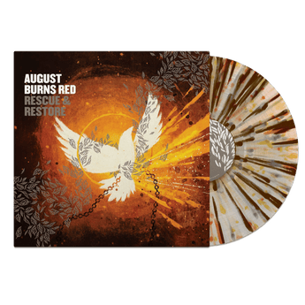 August Burns Red - Rescue & Restore (10th Anniversary Edition Clear w/ Orange, Brown, White & Tan Splatter Vinyl LP x/500) - Rare Limiteds