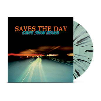 Saves The Day - Can't Slow Down (Limited Edition Coke Bottle Clear w/ Black Splatter Vinyl LP x/250)