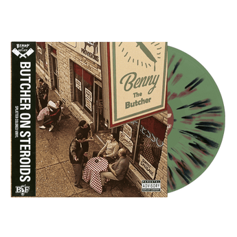 Benny The Butcher - Butcher On Steroids (Hand - Numbered Splatter Vinyl LP w/ OBI x/333) - Rare Limiteds