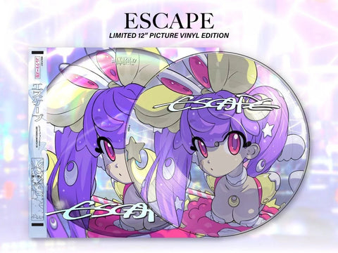 カヅキBIGWAVE ‎– Escape (Limited Edition Picture Disc Vinyl LP w/ OBI Strip x/400) - Rare Limiteds
