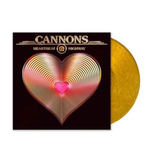Cannons - Heartbeat Highway (Limited Edition Metallic Gold Vinyl LP) - Rare Limiteds
