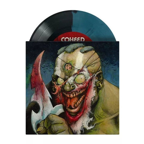 Coheed & Cambria - The Joke / Deranged (Limited Edition Midnight Sea Blue / Black Split 7" Vinyl x/500) - Rare Limiteds