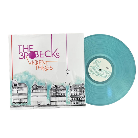 The Brobecks - Violent Things (Limited Edition Transparent Blue Vinyl LP) - Rare Limiteds