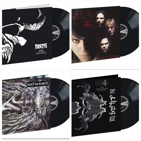 Danzig - I + II + III + IV (Black Vinyl 4xLP Bundle) - Rare Limiteds
