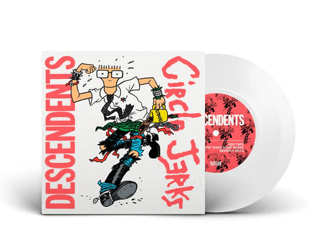 Descendents / Circle Jerks - Split (Limited Edition White 7" Vinyl EP x/1000) - Rare Limiteds