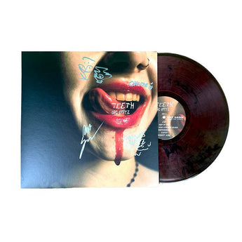 Die Spitz - Teeth / Evangeline (Autographed Limited Edition Red / Black Marble 12" Vinyl EP) - Rare Limiteds