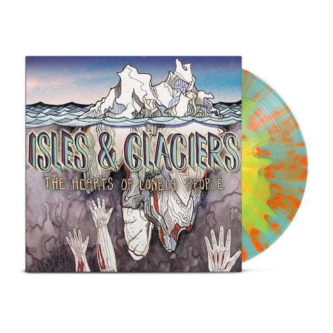 Isles & Glaciers - The Hearts Of Lonely People (Limited Edition Blue & Yellow Color-In-Color w/ Orange Splatter Vinyl LP x/500)