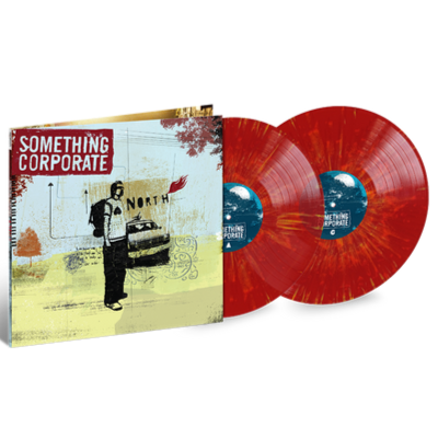 Something Corporate - North (Limited Edition Red w/ Yellow Splatter Vinyl LP + 10")