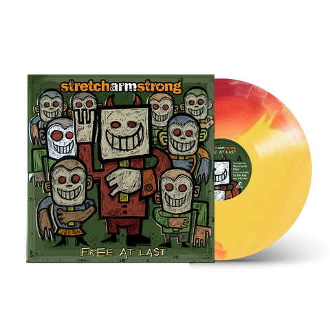 Stretch Arm Strong - Free At Last (Hand-Numbered Smartpunk Exclusive Heart & Fire Smash Vinyl LP x/100)