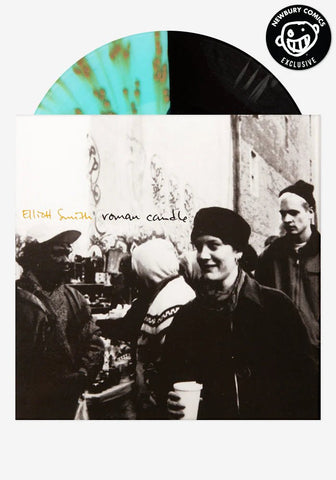 Elliott Smith - Roman Candle (Newbury Comics Exclusive Black / Blue Split w/ Gold Splatter Vinyl LP x/750) - Rare Limiteds