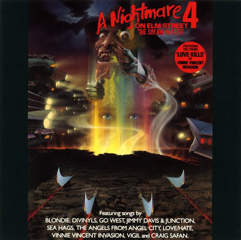 Various Artists - A Nightmare On Elm Street 4 [Original Soundtrack] (OG USA Vinyl LP)