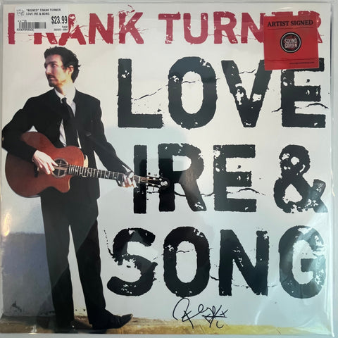 Frank Turner - Love, Ire & Song (Autographed Vinyl LP) - Rare Limiteds