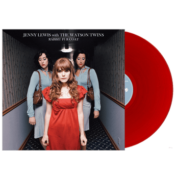 Jenny Lewis with The Watson Twins - Rabbit Fur Coat (10 - Year Anniversary Edition 180 - GM Red Vinyl LP) - Rare Limiteds