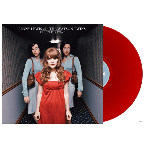 Jenny Lewis with The Watson Twins - Rabbit Fur Coat (10 - Year Anniversary Edition 180 - GM Red Vinyl LP) - Rare Limiteds