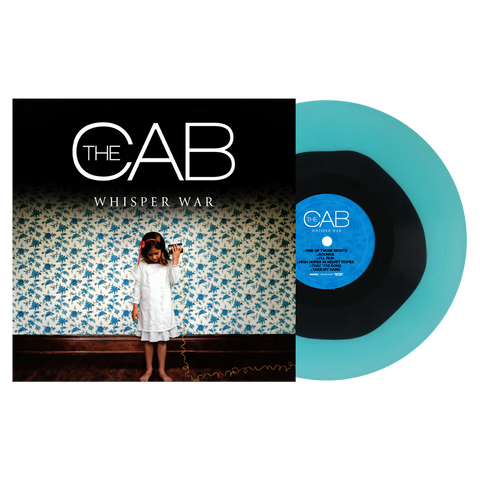 The Cab - Whisper War (Limited Edition Black Inside Light Blue Vinyl LP x/900)