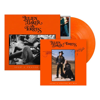 Julien Baker & Torres - Send A Prayer My Way (Autographed Limited Edition Glitter Crush Vinyl LP) - Rare Limiteds