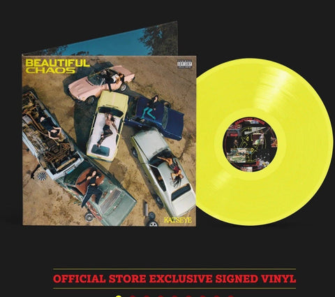 Katseye - Beautiful Chaos (Autographed Official Store Exclusive Lemon Jelly 12" Vinyl EP) - Rare Limiteds