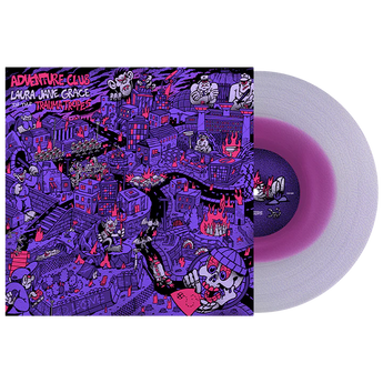 Laura Jane Grace - Adventure Club (Smartpunk Exclusive Hand-Numbered Violet In Cloudy Clear Vinyl LP x/100)