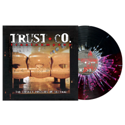 TRUSTcompany - The Lonely Position Of Neutral (Smartpunk Exclusive Half Red / Half Black w/ White Splatter Vinyl LP x/500)
