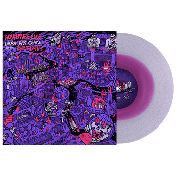 Laura Jane Grace - Adventure Club (Smartpunk Exclusive Hand - Numbered Violet In Cloudy Clear Vinyl LP x/100) - Rare Limiteds