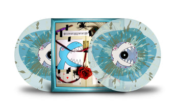 Lemon Demon - Dinosaurchestra (Bull Moose Exclusive "Deep In The Ocean" Blue Swirl w/ Swamp Green Splatter Vinyl 2xLP x/150) - Rare Limiteds