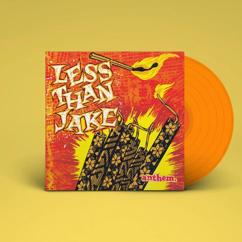 Less Than Jake - Anthem (Fire Orange Vinyl LP) - Rare Limiteds