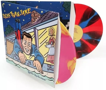 Less Than Jake - Hello Rockview (Deluxe 25th Anniversary Edition Pink/Yellow Cornetto + Ruby/Blue Cornetto Colored Vinyl 2xLP x/1000) - Rare Limiteds