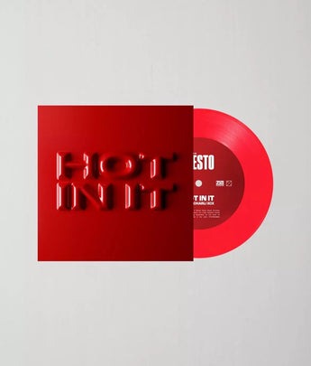DJ Tiesto & Charli XCX - Hot In it (Urban Outfitters Exclusive Neon Coral Red 7" Vinyl x/3000)