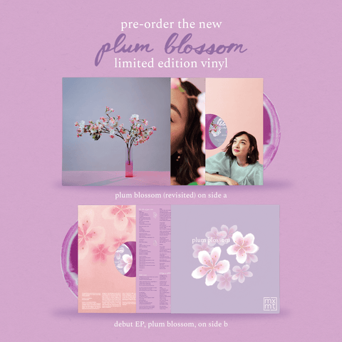 mxmtoon - Plum Blossom [Revisited] (Limited Edition Purple & White Dual Color Vinyl x/500) - Rare Limiteds