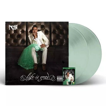 Nas - Life Is Good (Limited Edition Coke Bottle Clear Vinyl 2xLP x/1000 w/ Trading Card) - Rare Limiteds