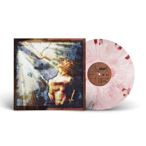 Soul Blind - Red Sky Mourning (Autographed Rough Trade Exclusive White w/ Red Marble Vinyl LP x/300)