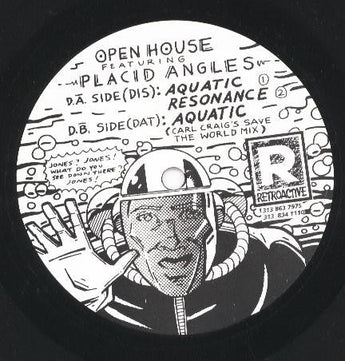 Open House (featuring Placid Angles) - Aquatic (Promo 12" Vinyl) - Rare Limiteds